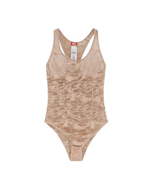 DIESEL Brown Swimsuits