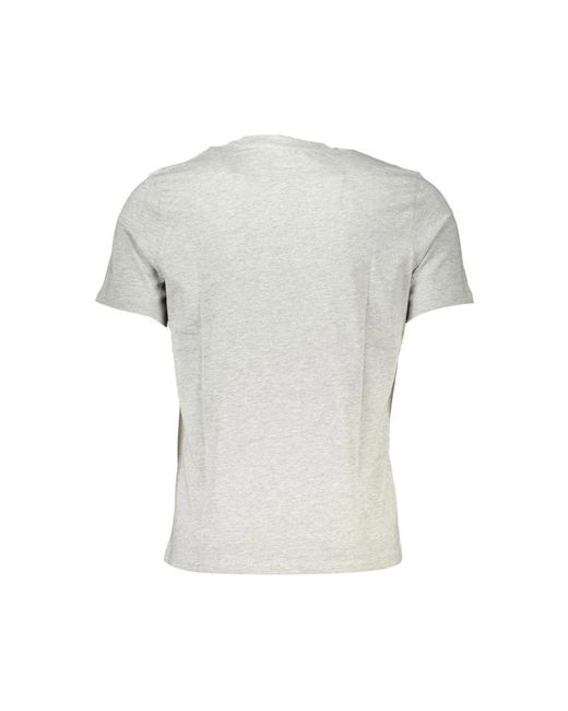 North Sails Tops ,Grijs ,Katoen Grijze Katoenen Bedrukt Logo T-Shirt in het Gray voor heren
