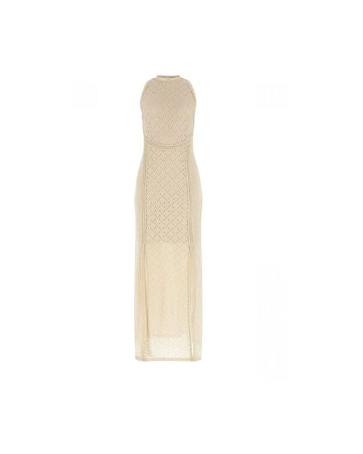 Guess White Knitted Dresses