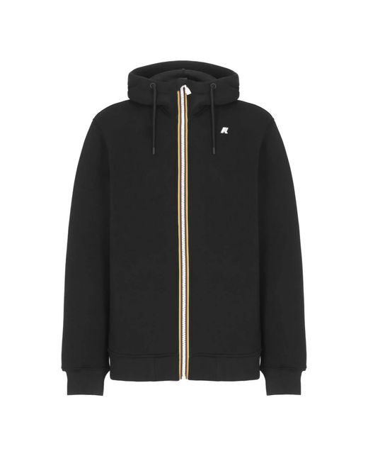 K-Way Hoodies & Sweatvesten ,Zwart ,Polyester Rainer Spacer in het Black voor heren