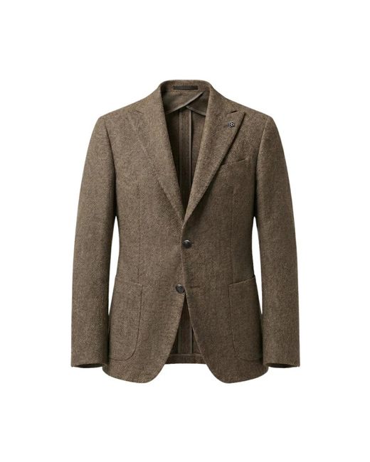 Tagliatore Lance-Lapel Jacket in het Green voor heren