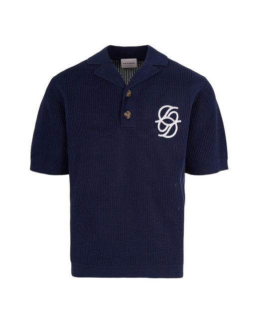 Drole de Monsieur Blue Polo Shirts for men