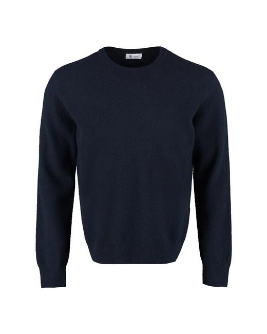 THE (Alphabet) Blue Round-Neck Knitwear for men