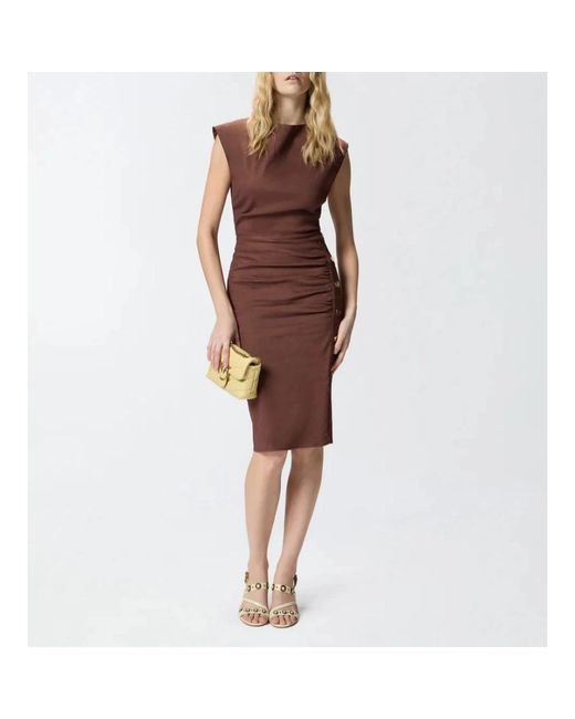 Pinko Brown Short Dresses