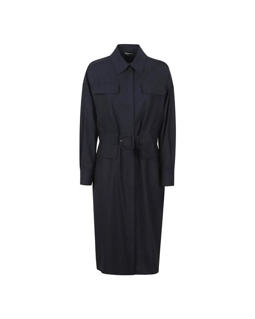 Fabiana Filippi Blue Shirt Dresses