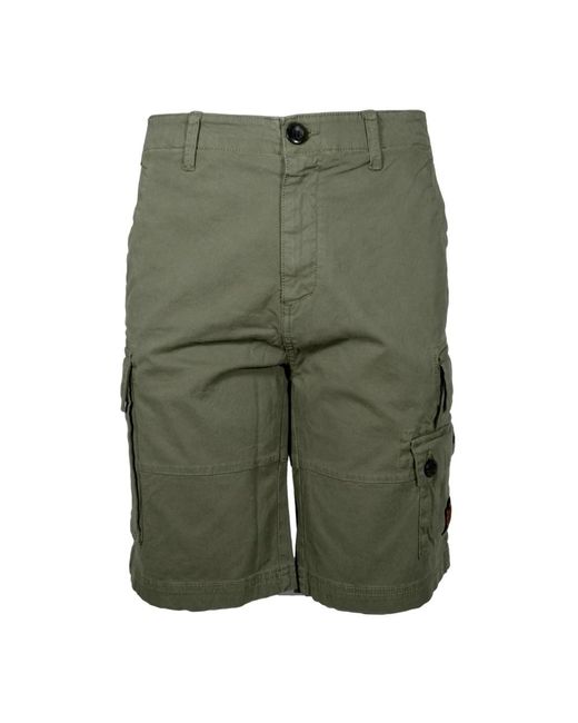 Aeronautica Militare Green Casual Shorts for men