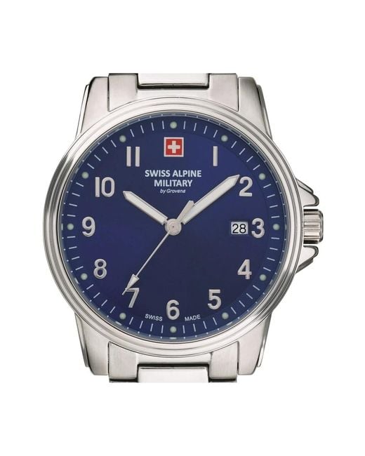 Swiss Alpine Military Metallic Watches for men
