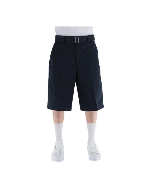 Jil Sander Blue Casual Shorts for men