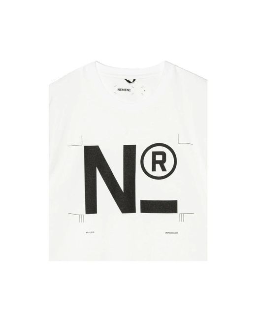 NEMEN White T-Shirts for men