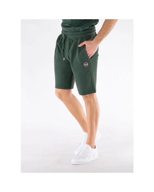 Colmar Green Casual Shorts for men