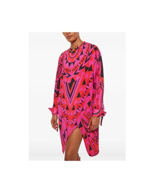 Emilio Pucci Red Midi Dresses
