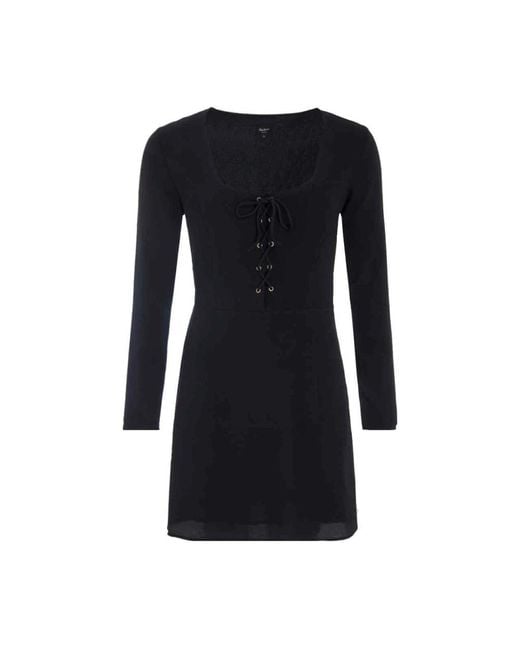 Pepe Jeans Black Casual Dresses