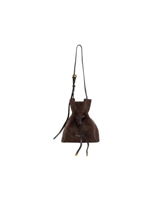 Gianni Chiarini Brown Bucket Bags