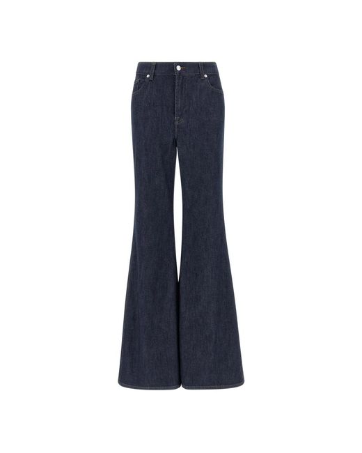 7 For All Mankind Blue Flare Jeans