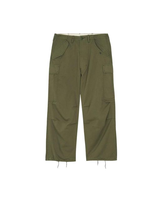 Denimist Green Straight Trousers
