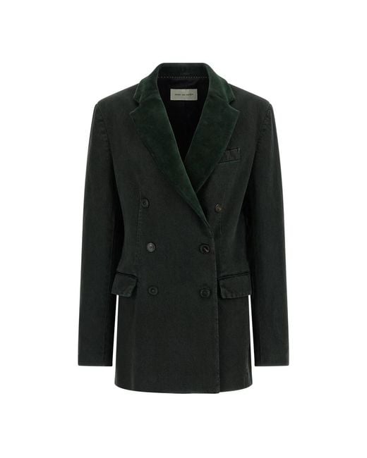 Dries Van Noten Black Blazers