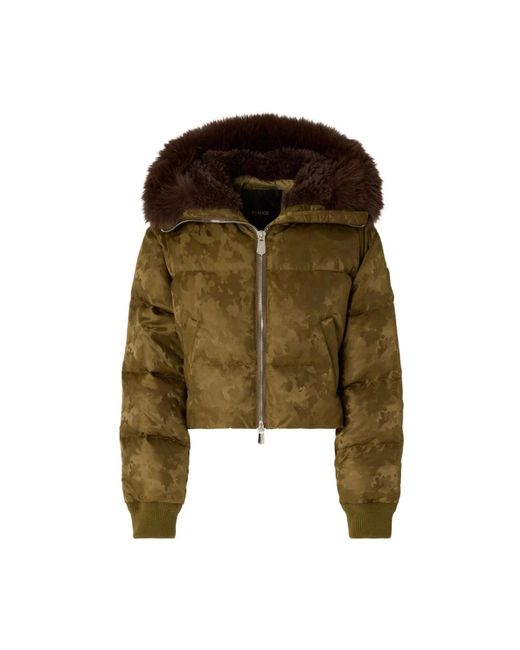 Pinko Green Winter Jackets