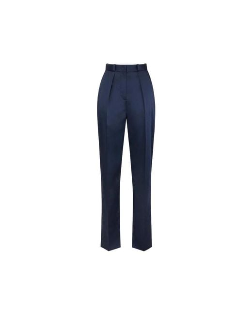 Elisabetta Franchi Blue Tapered Trousers