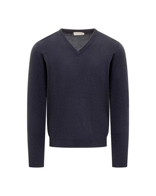 V-Neck Knitwear di FILIPPO DE LAURENTIIS in Blue da Uomo
