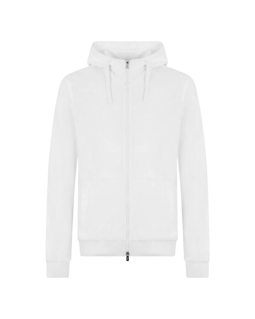 Zip-Throughs Fedeli pour homme en coloris White