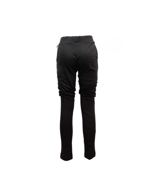 Moschino Black Slim-Fit Trousers