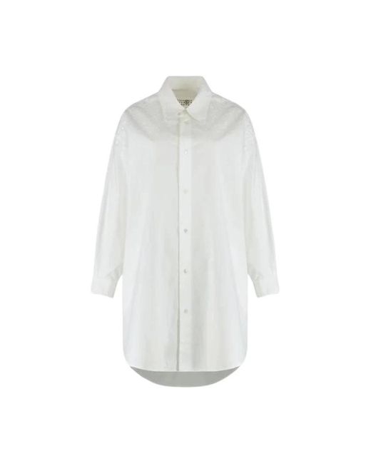 MM6 by Maison Margiela White Shirts