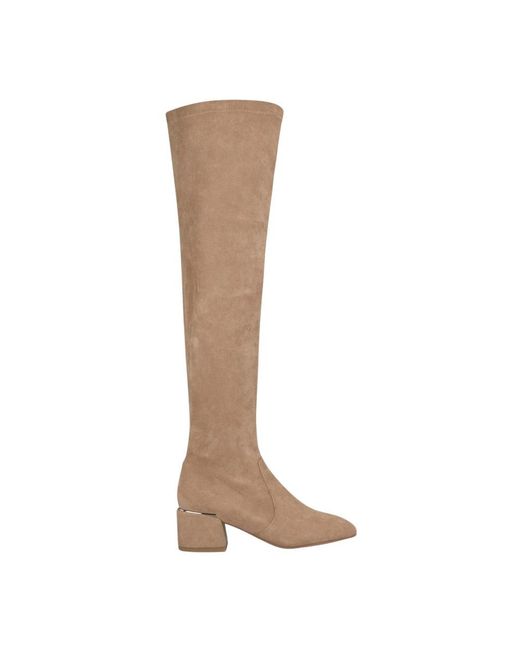 Alma En Pena. Brown Over-The-Knee Boots
