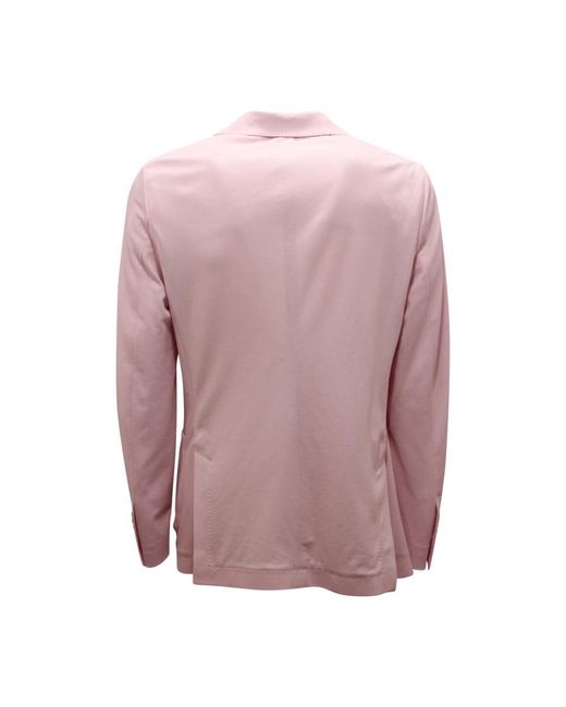 Circolo 1901 Jassen ,Roze ,Piquet Jas Lichtroze Ongevoerd in het Pink voor heren