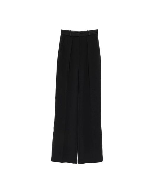 Wide Trousers Elisabetta Franchi en coloris Black