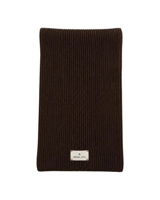 Manuel Ritz Brown Winter Scarves for men