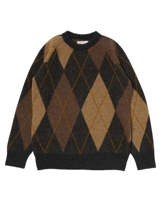 Round-Neck Knitwear Universal Works de hombre de color Brown