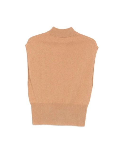 Semicouture Natural Turtlenecks