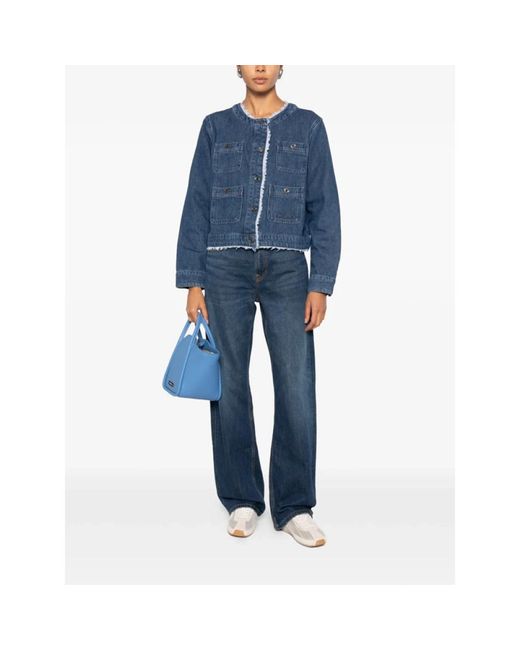 Karl Lagerfeld Blue Denim Jackets
