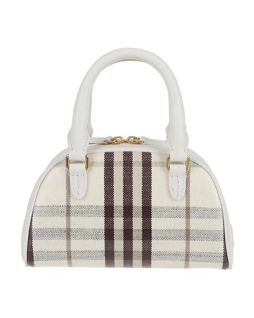 Burberry White Handbags