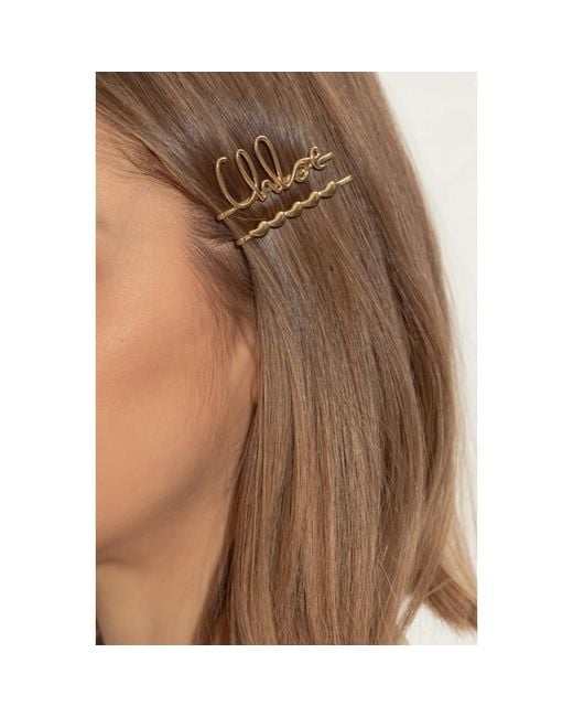 Hair Accessories di Chloé in Metallic