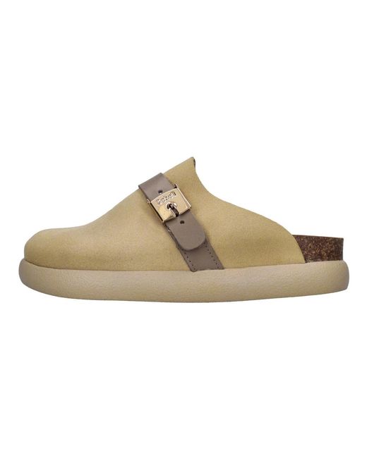 Mules Scholl en coloris Natural