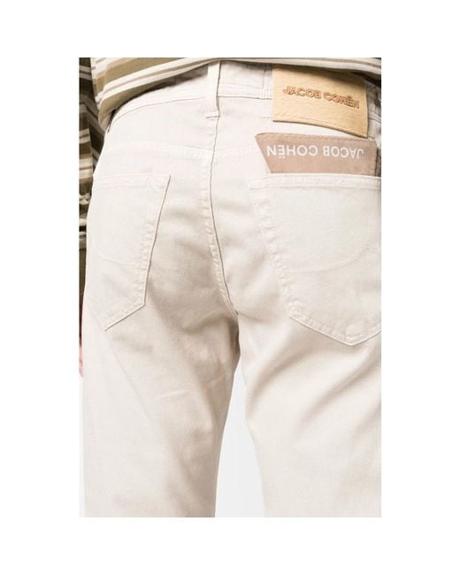 Jacob Cohen Natural Skinny Trousers for men