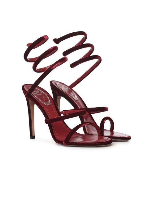 Rene Caovilla Pink High Heel Sandals