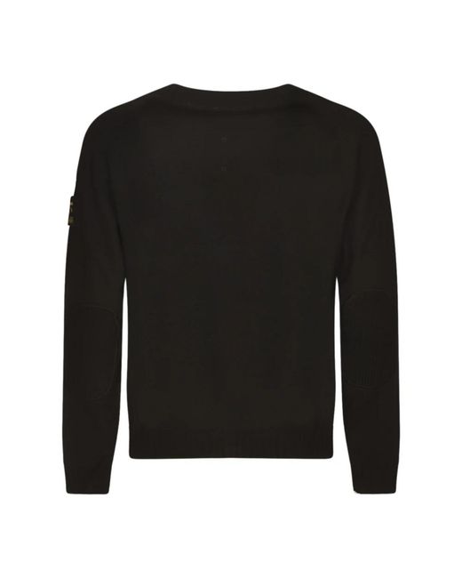 Premiata Black Round-Neck Knitwear for men