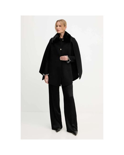 Ermanno Scervino Firenze Cape in het Black