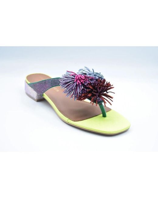 Kurt Geiger Blue Flip Flops