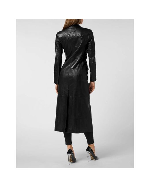 Leather Jackets Philipp Plein de color Black