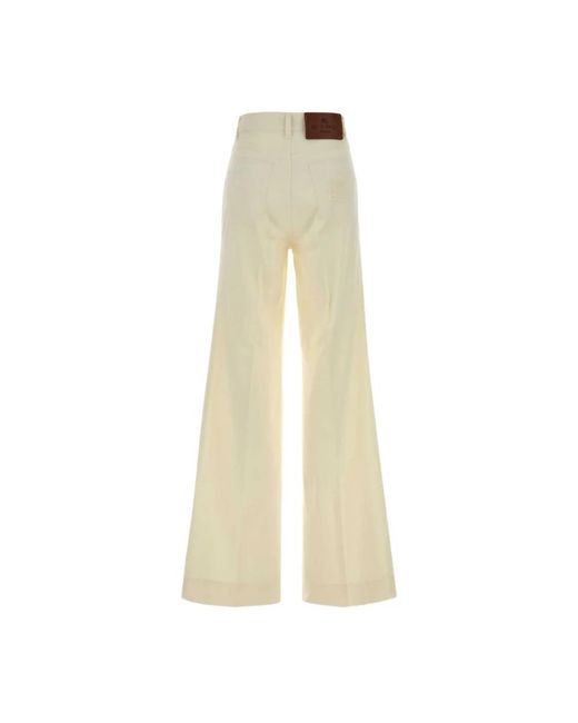 Etro Natural Wide Trousers
