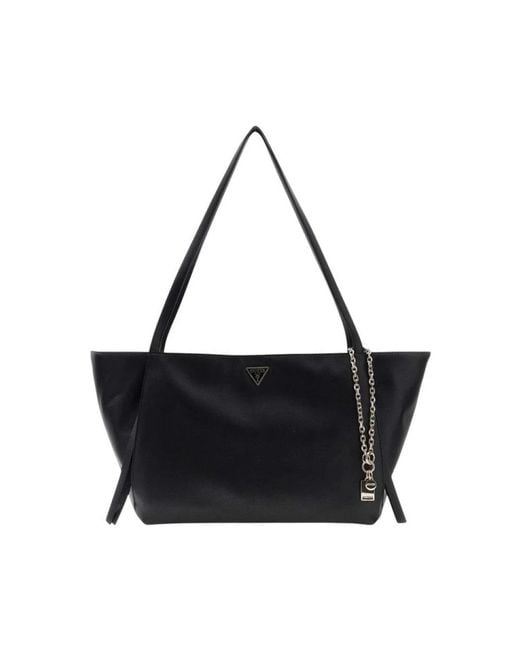 Guess Black Devon 3 Comp Tote