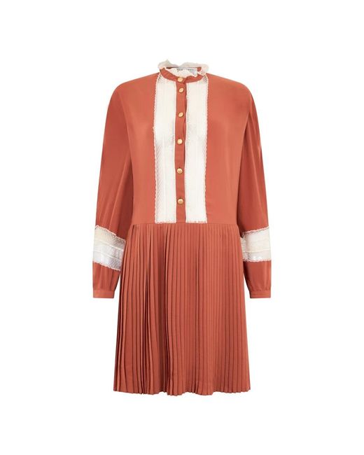 Philosophy Di Lorenzo Serafini Red Shirt Dresses