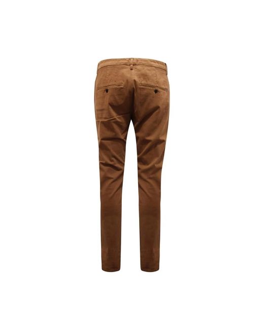 Dondup Gaubert Slim-Fit Broek in het Brown voor heren