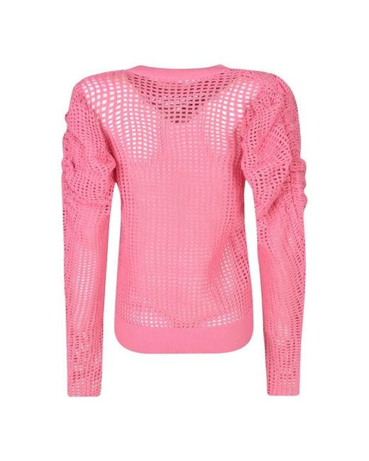 Ulla Johnson Pink Round-Neck Knitwear