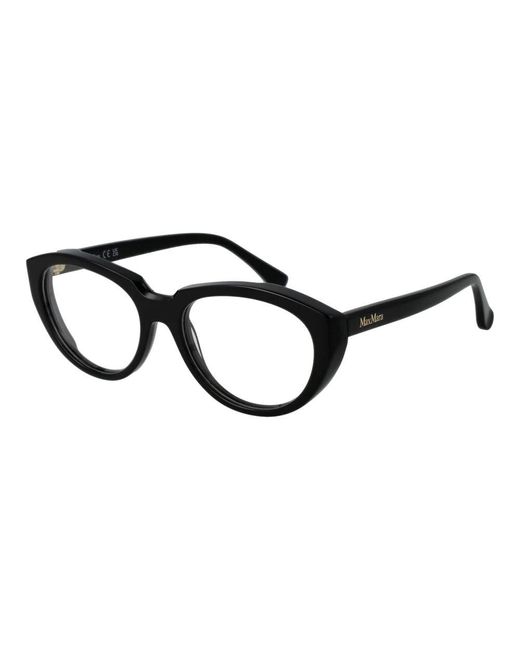 Max Mara Black Schwarze Cat Eye Optische Rahmen