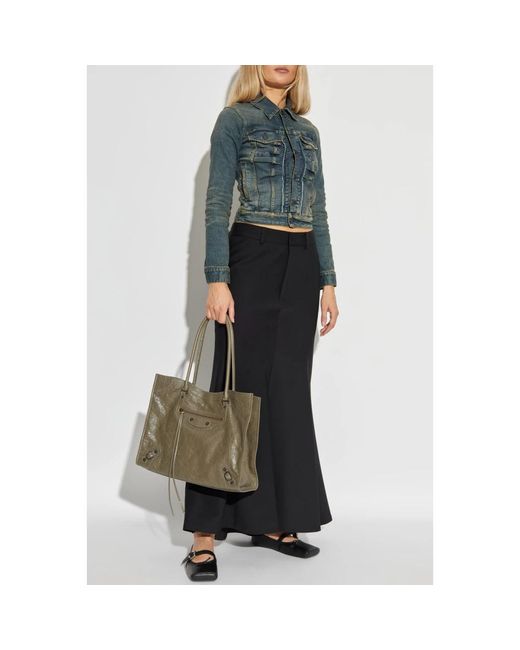Balenciaga Black Maxi Skirts