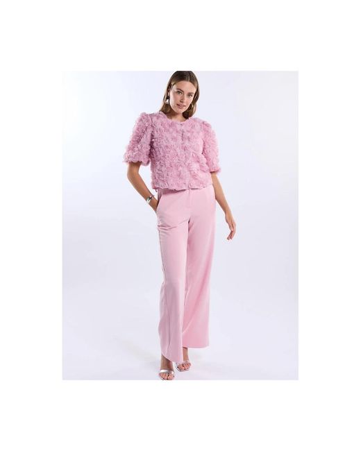 Freebird by Steven Lida Jacket in het Pink